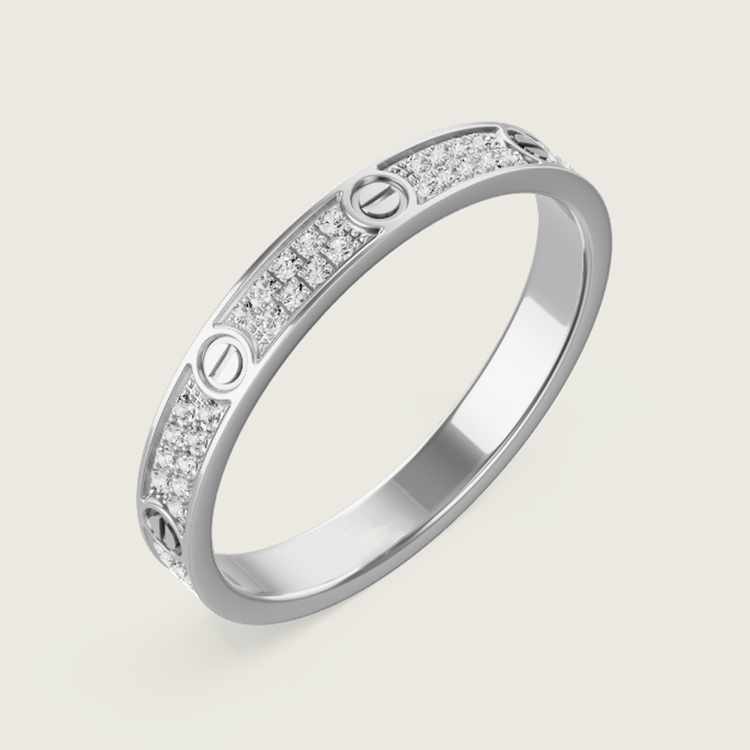 Cloutière – Isabelle Pavé Love Ring