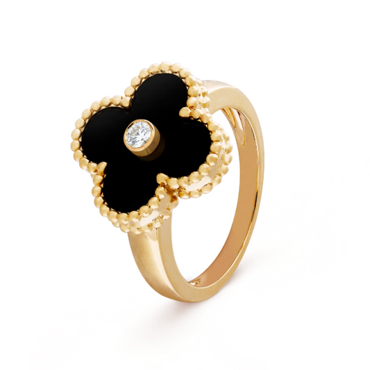 Van Clève – Onyx Bloom Ring