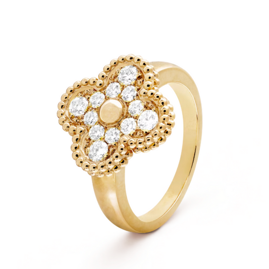 Van Clève – Gold Diamond Bloom Ring