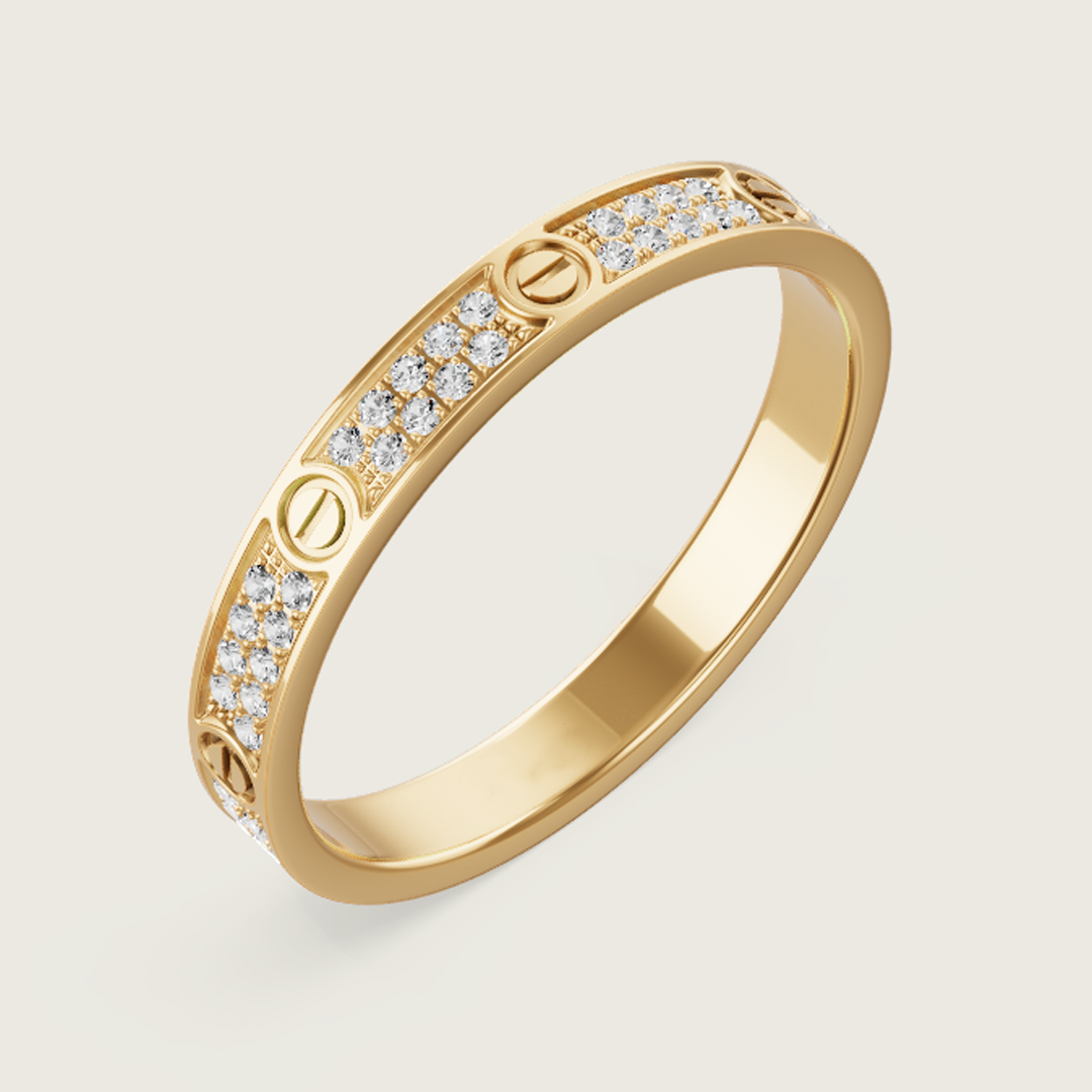 Cloutière – Isabelle Pavé Love Ring