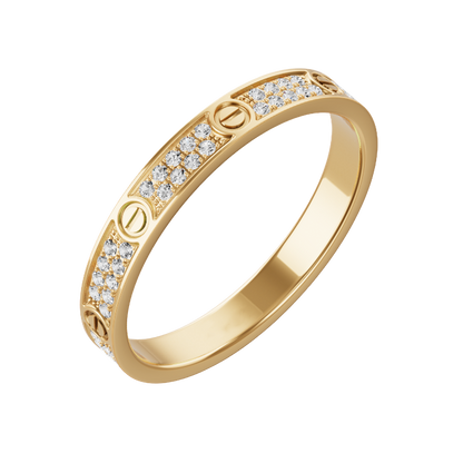 Cloutière – Isabelle Pavé Love Ring