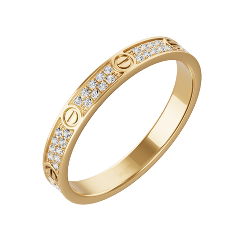 Cloutière – Isabelle Pavé Love Ring