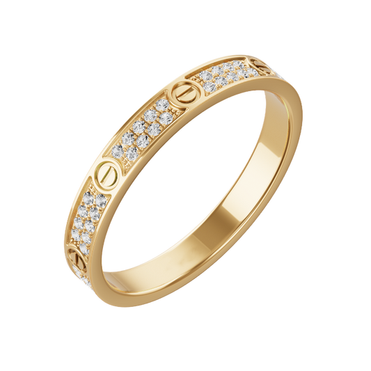 Cloutière – Isabelle Pavé Love Ring