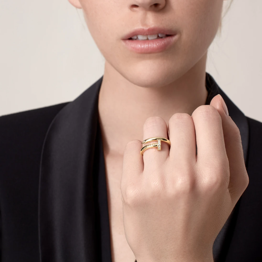 Cloutière – Diamond Nail Wrap Ring