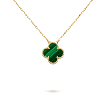 Van Clève – Emerald Green Clover Necklace